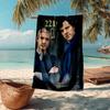 Ultra-Soft Beach Towel with Sherlock Theme,Ideal for Pool - Camping, Diving - Perfect Travel Essential, Vibrant Beach Towel.