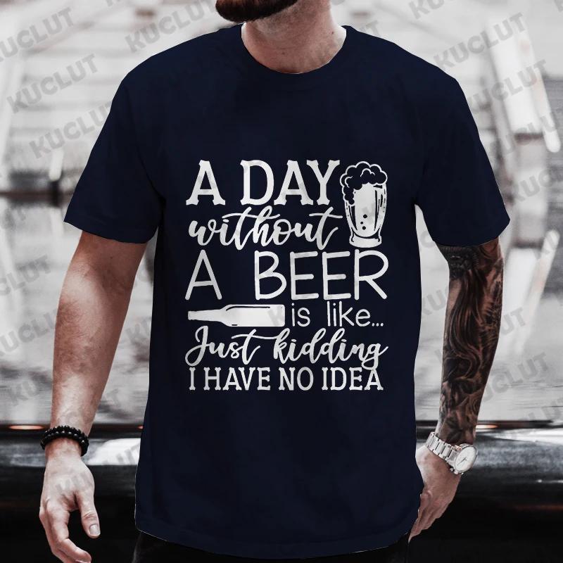Beer Day Funny Graphic Y2k T Shirt for Men Drinking Party Short Sleeve Tees Summer Fashion Casual Streetwear Oversized Clothing