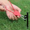 Reflective Camping Pulley Rope Tie Down Rope Hangers Adjusted Tent Guide Rope for Kayak Awnings Tents Hiking Outdoors
