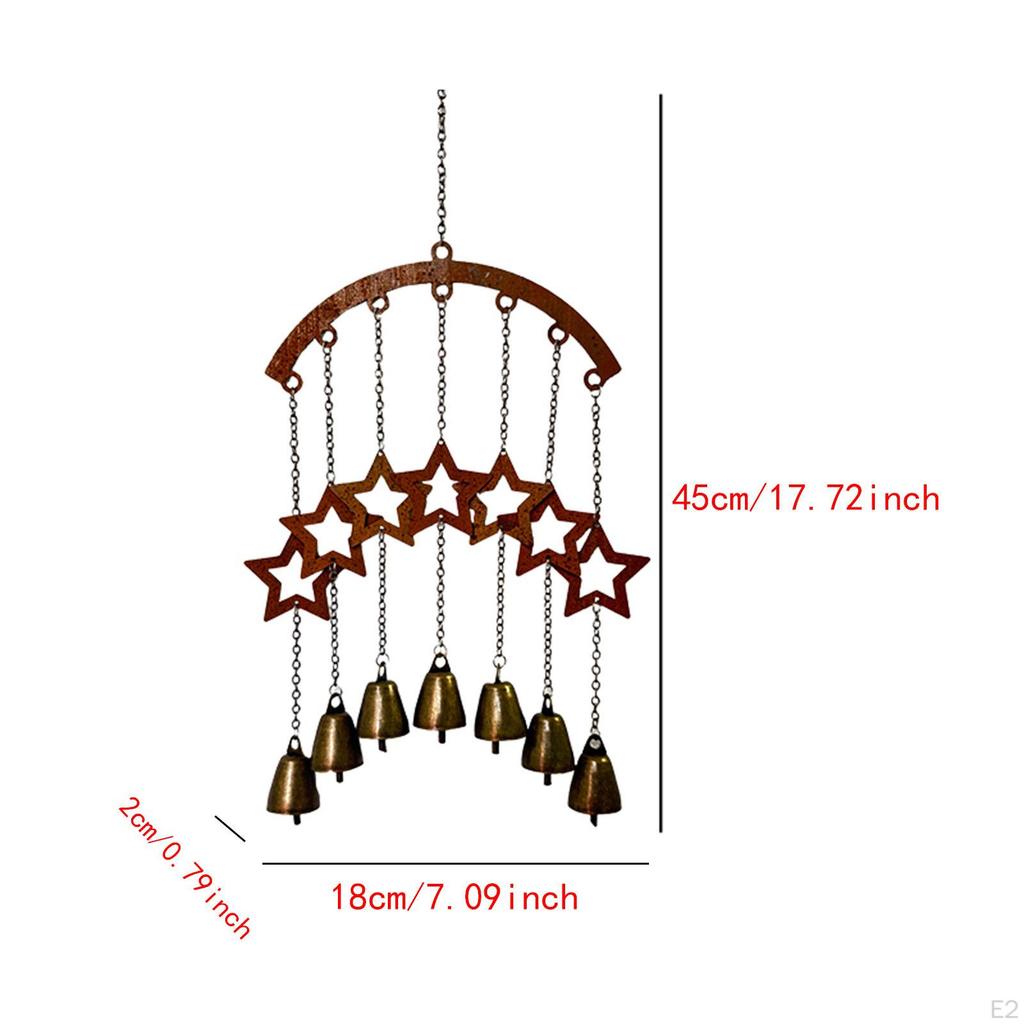 Metal Hanging Wind Chime ,Windchimes ,Antique Pendant, Christmas Decoration Decorative for