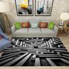3D Hole Illusion Carpet Living Room Bedroom Esports Room Anti Slip Decorative Carpet Washable Home Carpet