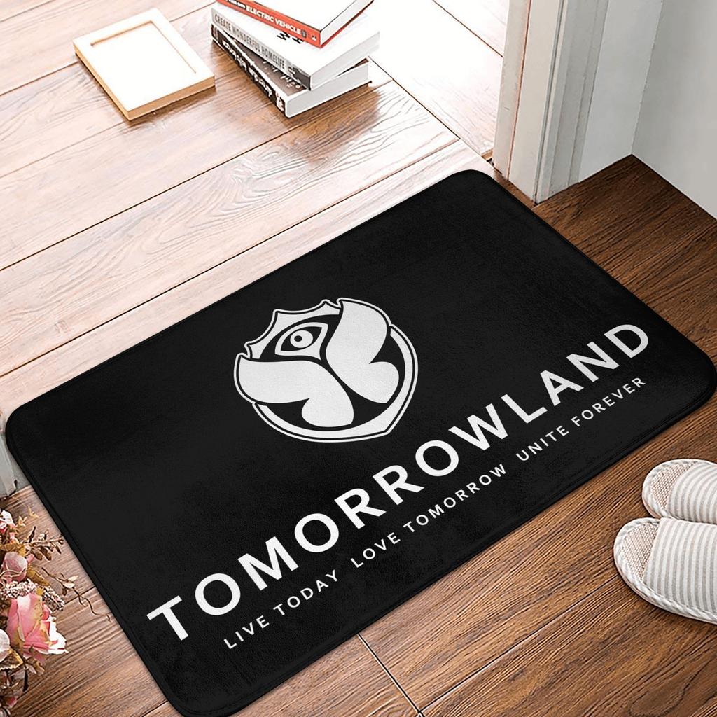 Tappetino Ingresso Tomorrowland Antiscivolo Esterno Impermeabile Tappetino per Porta Festival Danza Musica Belga Tappeto per Pavimento Bagno Ingresso