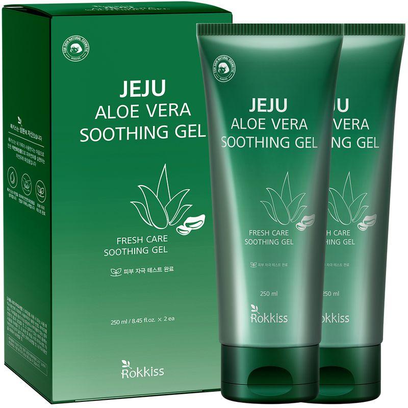 Jeju Aloe Vera Soothing Gel 250ml (2 pieces)