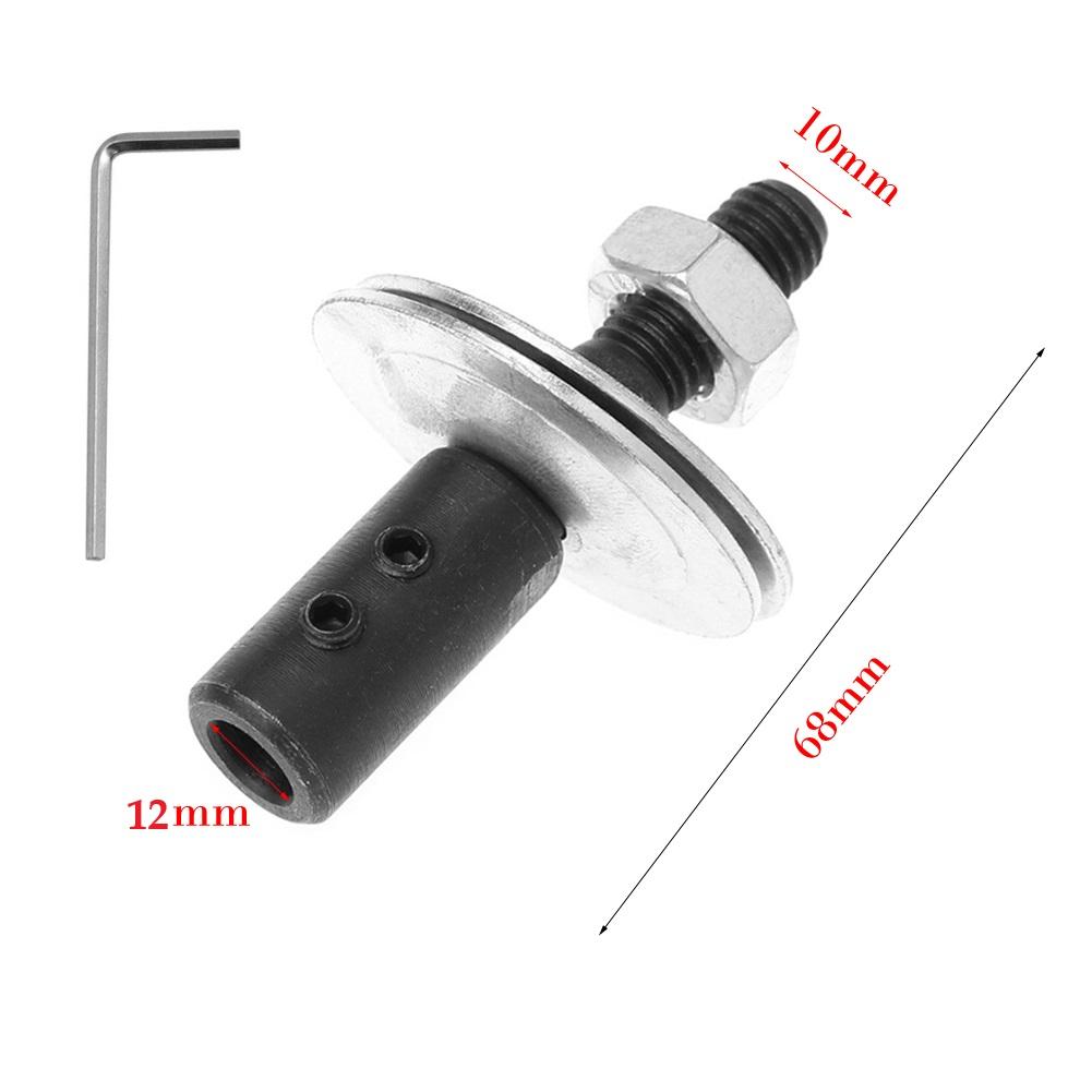 1 Set Spindeladapter Links/ Rechts Ersatz für Schleif- Polierwellenmotor Tischschleifer Elektrowerkzeugteile
