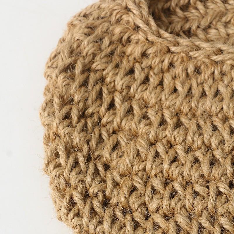 Wall-Mounted Hanging Basket: Fruit, Vegetable, and Plant Cotton Rope Storage
