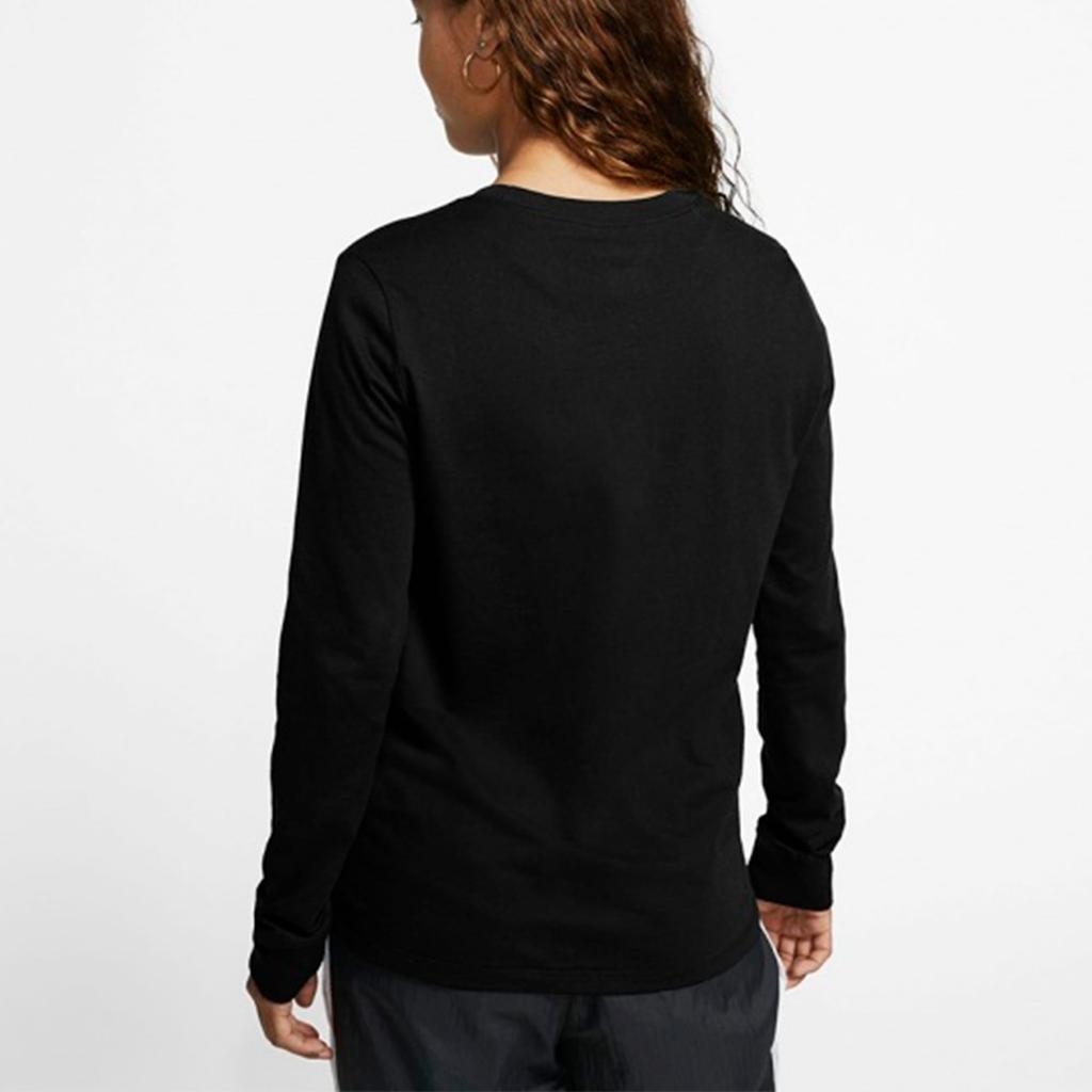 Nike T Shirts Women's Black Crew Neck Moderate Straight Fit BV6172-010