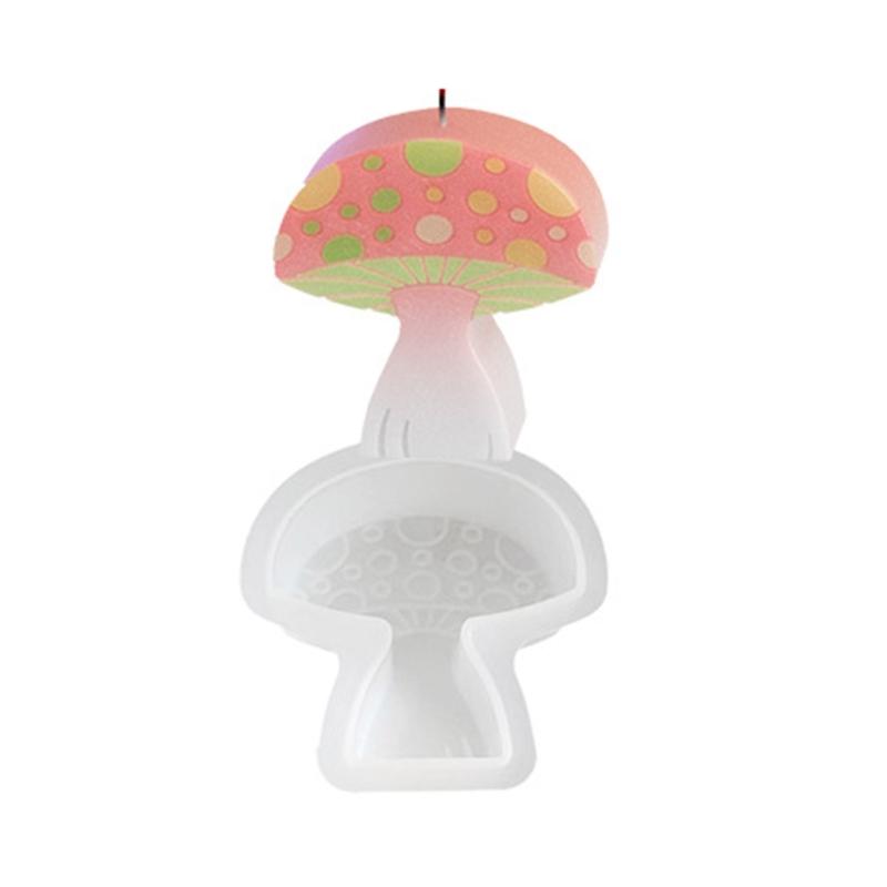 

Multifunctional Mushroom Shaped Silicone Mold DIY Mushroom Silicone Mold for Home Decors and Crafts Ornaments Sculpture S