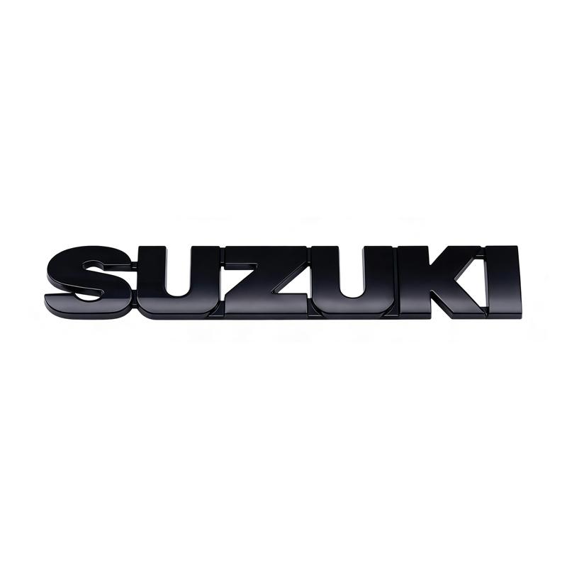 ABS Logo Suzuki Emblem Letters Sticker Car Rear Trunk Badge For Suzuki Swift Samurai Vitara SX4 Jimny Alto Kaiser Ingnis DZire