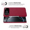 For iPhone 17 Pro Phone Case Cloth Texture Anti-Scratch Protective PC Back Cover