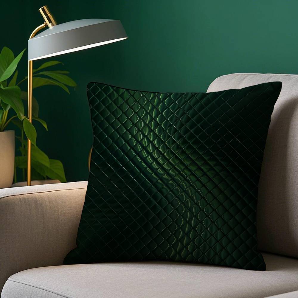 Snake Skin Pattern Pillow Case Plush Fabric Soft Pillowcase Double Sided Print Sofa Cushion Cover Throw