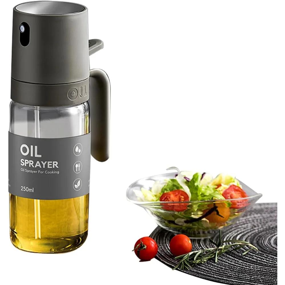 250 ML Oil Spray Bottle GlassSpray Bottle for Cooking OilOil Sprayer for CookingGrilling Baking  Air Fryer Salad