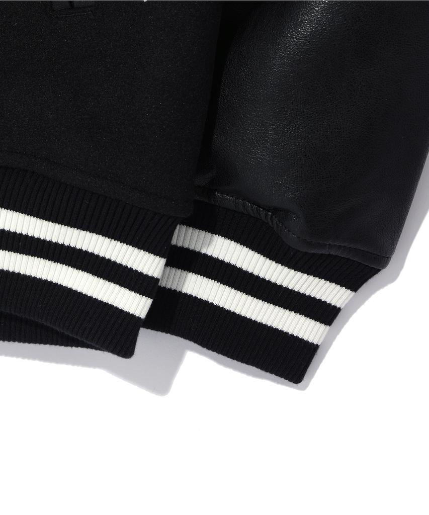 Distn9Ne D Wappen Varsity Padded Jumper Black (Lo1Ju016-076)