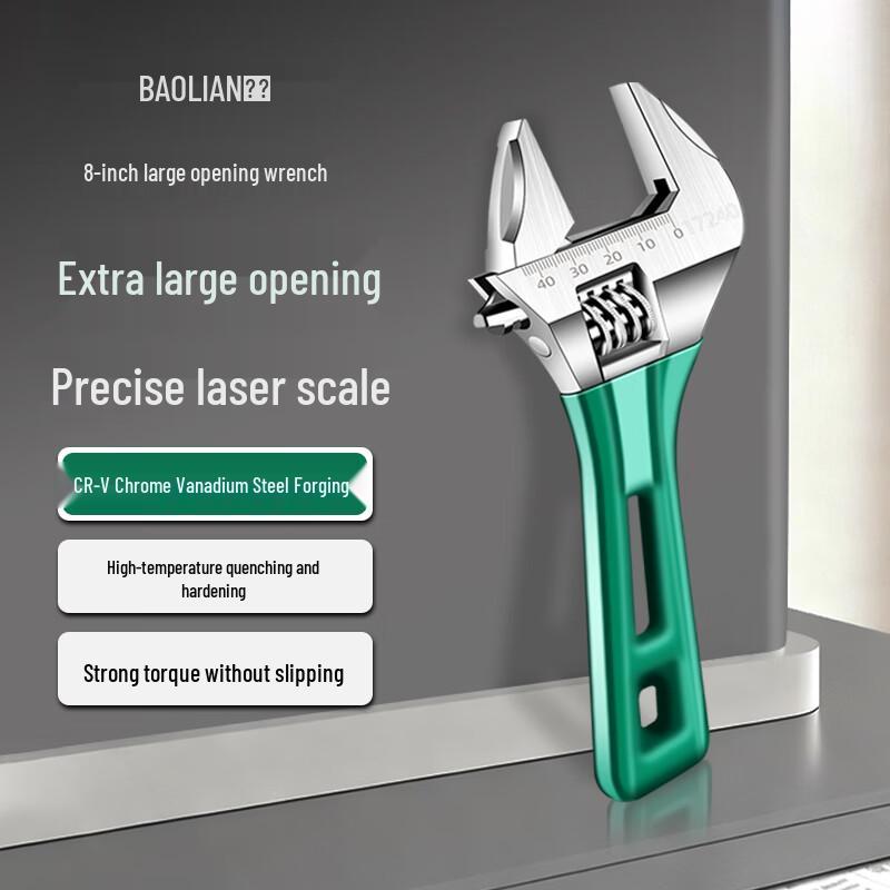 Baolian Multi-function Adjustable Short-Handle Wrench