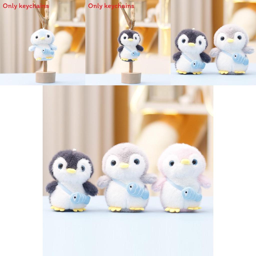 Cute Penguin Plush Doll With Pp Cotton Filling For Kids Gift And Bag Accessory