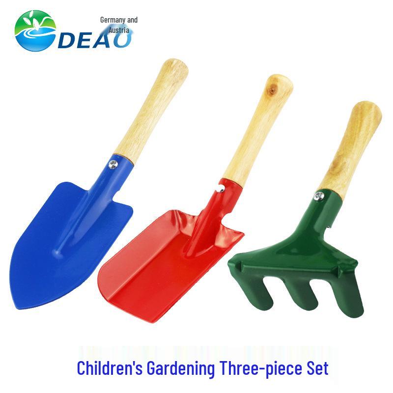 Garden Tool Set: Shovel, Hoe, and Rake for Planting and Potted Flowers