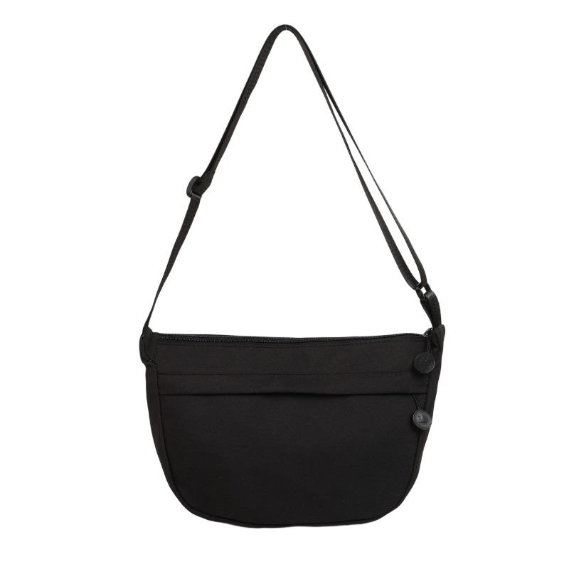 Dumpling female messenger bag mini canvas bag new bag one shoulder sports versatile walking backpack mobile phone bag