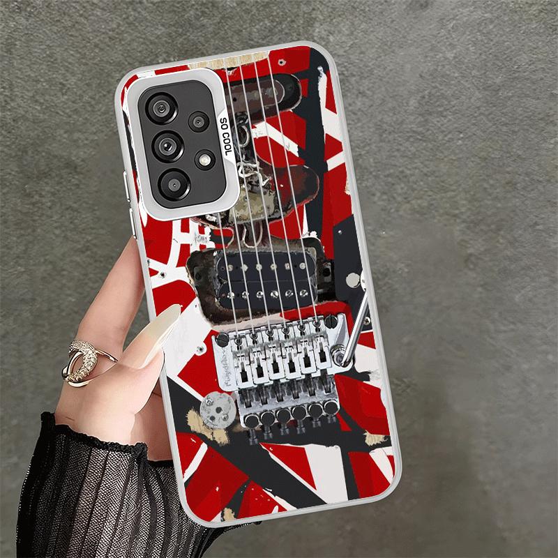 Eddie Van Halen Graphic Guitar Soft Phone Case for Samsung A17 A16 A15 A14 A13 A57 A56 A55 A54 A53 A37 A36 A35 A34 A33 A26 A25 A