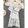 Seaside Holiday Lace Sun Protection Cardigan Fashion Suit