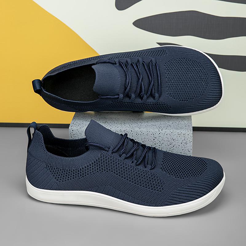 Fashion Wide Toe Barefoot Shoes for Men Women Casual Breathable Sports Shoes Man Lace Up Walking Men Shoes Non Slip Running Shoes
