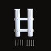 Marine Boat Yacht Kayak Fishing Rod Rack Braket Holder Plastic Stand with 3Tubes Plastic Fishing Rod Holder