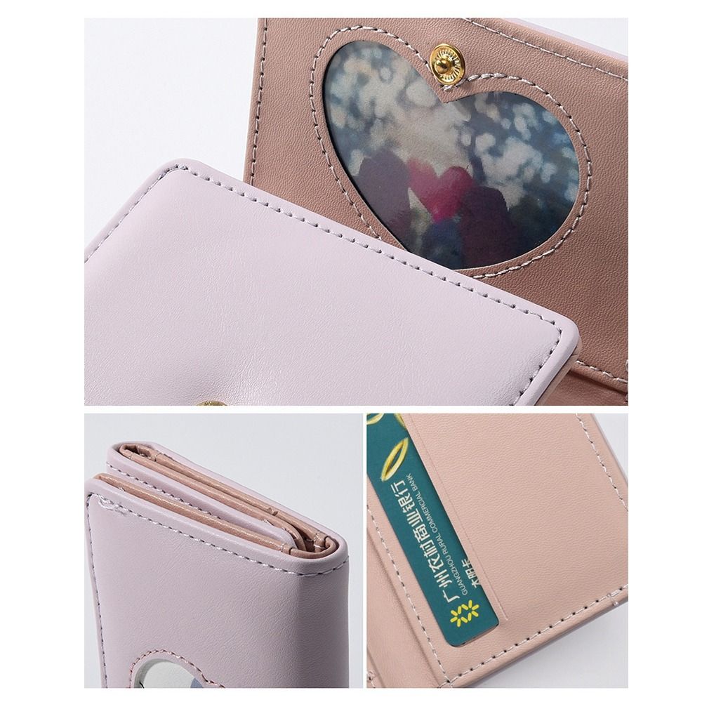 Cartoon Hamster Short Wallet Printing Card Holder Cute Folding Purse Travel