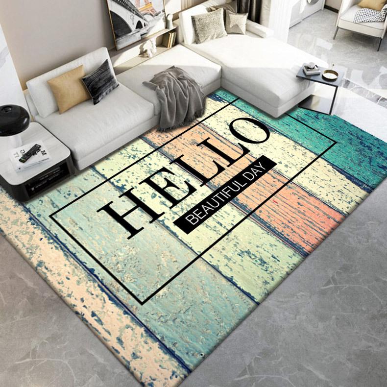 Carpet for Living Room Decoration Sofa Large Rug Ethnic Style Bedroom Rug Washable Entrance Doormat Anti-slip