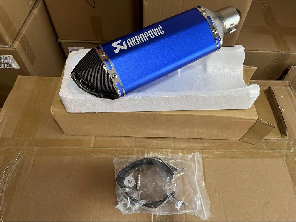 Motorcycle Scorpion Compact Hexagonal Carbon Fiber Exhaust for Ninja Sports Models