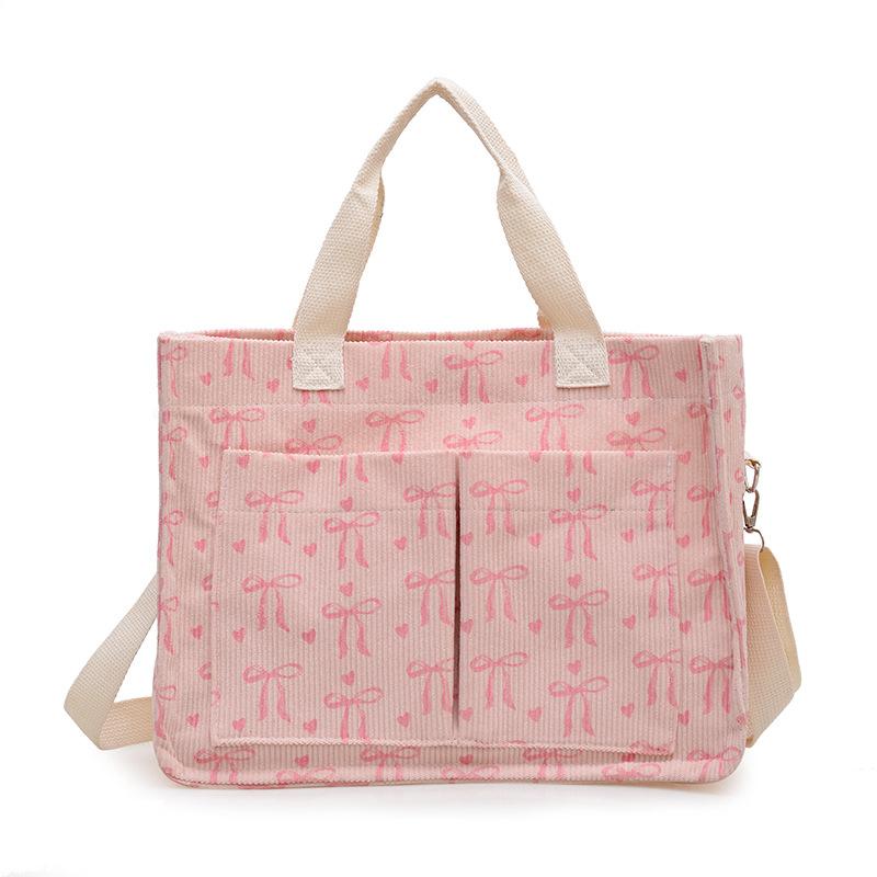 Fashionable Large-capacity Bow-shaped Bag Tote Bag for Commuting and Classes Shoulder Bag