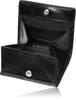 Coin Purse In FINEBOYS Genuine Leather Coin Small Wallet [LEZOPHIS] Men's [Featured Magazine] Case, Box-Type (Black)