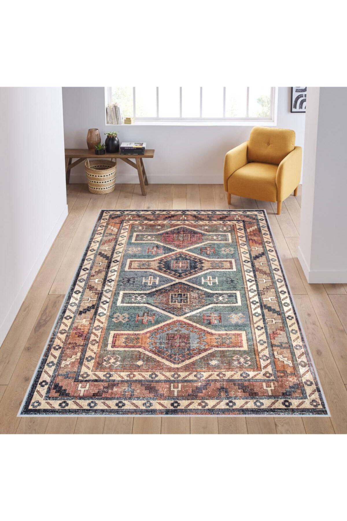 

Rovigo Home Washable Printed Carpet RVG1178 50x80 розовый