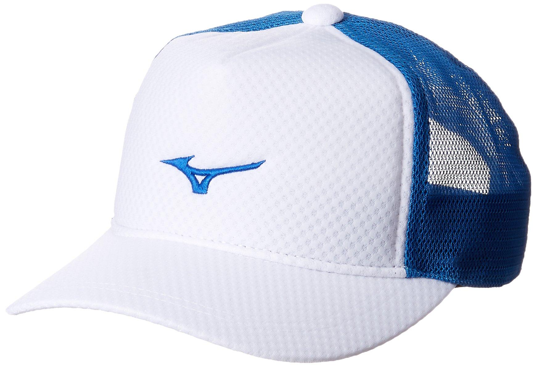 

Mizuno Tennis for Club Activities and Practice Cap, 62JW8002, White/Cyan, 56.0-60.0 cm, Unisex,