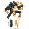 HAWILLOSCH 10-Pack Audio Connecting Terminal Spade Terminal Car Amplifier Wiring Connection