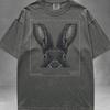 T-shirt Grafica Coniglio Scuro, Maglietta Coniglio Gotico, Progetto Incubo Silenzioso, Comfort Colors Pesante