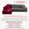 Chaiselongue-Sofabezug in L-Form, 2 Stück erforderlich, Stretch-Sofabezug, universeller Stretch-Ecksofabezug, Schnittschutz