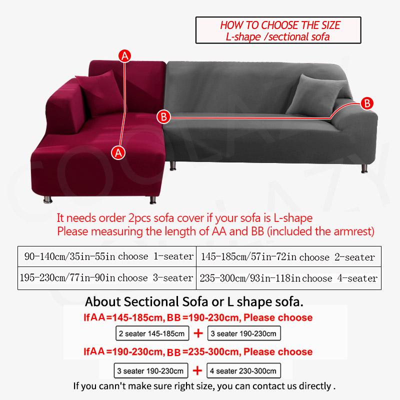 Elastic Sofa Cover Cotton Covers For L Shape Corner Sectional Living Room Solid Color At Affordable S Free Real Reviews With Photos Joom Elastic Sofa Cover Cotton Covers, How To Measure L Shaped Sofa