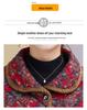 Women's Winter Floral Fleece-Lined Jacket - Thick Cotton Coat for Middle-Aged and Elderly, Long-Sleeved Cold Protection.