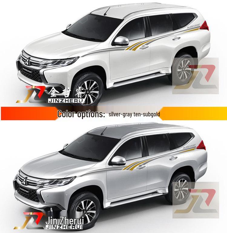 

Декоративные наклейки в виде полос для Mitsubishi Pajero Sport для моделей V97 V93 V73