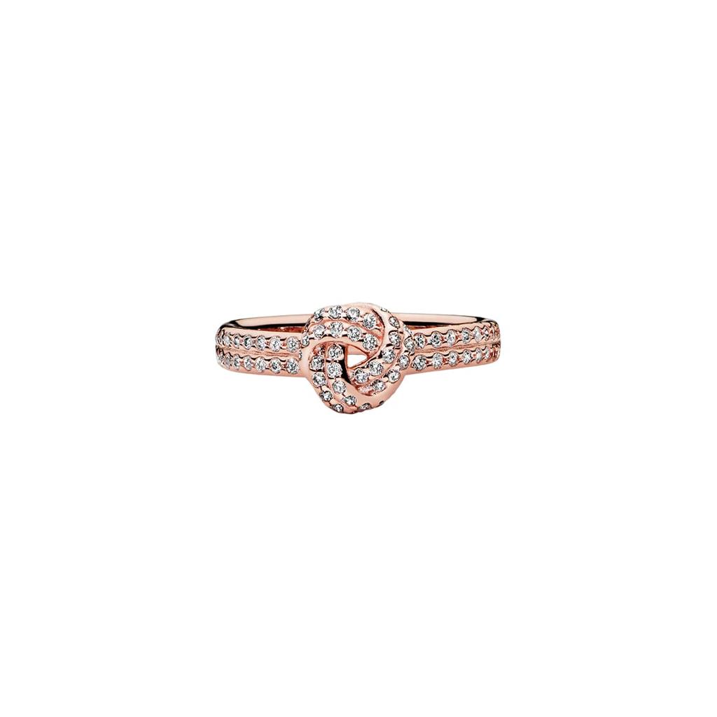 Pandora Alloy Rings Unisex Gold 180997CZ