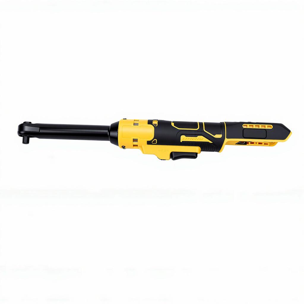 Kabellose Ratsche 3/8 Zoll Elektrische Ratsche 74 ft.lbs Drehmoment mit 6,3 Zoll verstärktem Kopf 1/2 1/4 Zoll Adapter 3