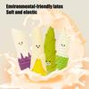 Latex Dog Teething Toy Squeaky Dog Chew Toy Cute Banana Sugarcane Bamboo Shoot Dog Teeth Cleaning Toy for Puppies Aggressive Chewers Interactive Play