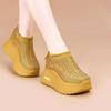 Thick-soled Women's Spring and Summer All-match Small Men's Increased Mesh Breathable Daddy Shoes
