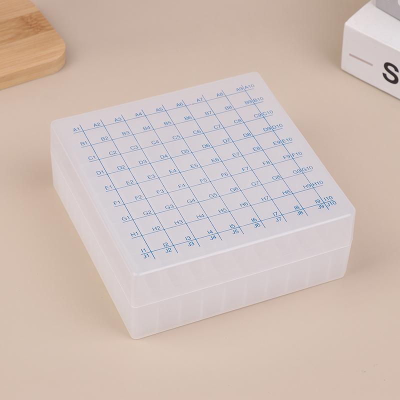 

100 отверстий лабораторная пластиковая пробирка коробка стойка использовать для 2мл 1.5мл 1.8мл криоконсервации пробирка с крышкой соединения as the picture