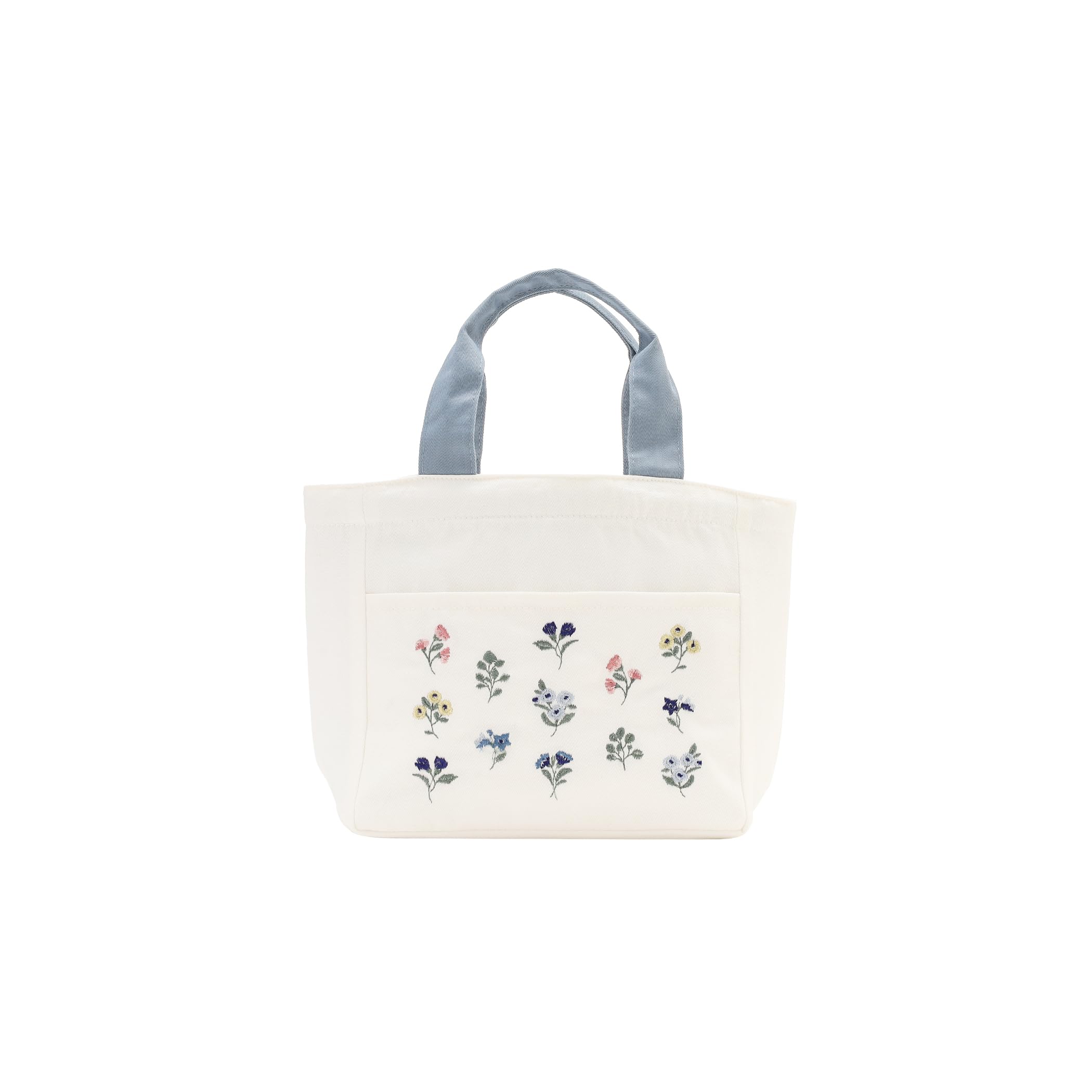 

Afternoon Tea Living JD56 Heritage Fleur Embroidered Insulated Lunch Bag, Blue