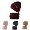 Winter Knitted Hat For Women Men With Lining Warm Thick Beanie For Outdoor Activities
