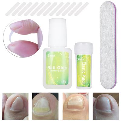 Aggrappato 12 pezzi incarnito correzione unghia del piede pedicure strumento elastico patch raddrizzamento clip