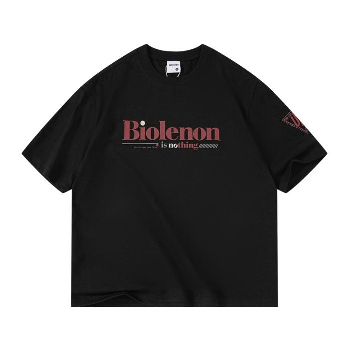 

Новая летняя мужская футболка с коротким рукавом, с подкладкой, из чистого хлопка, плотная, свободного кроя, со спущенным плечом, с круглым вырезом, с коротким рукавом 3XL чёрный