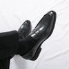 Fashion Business Formal Leather Shoes Men's Casual with Suit Low Top Solid Wedding Fashion Quality Oxford Pointed Office Shoes Big Size