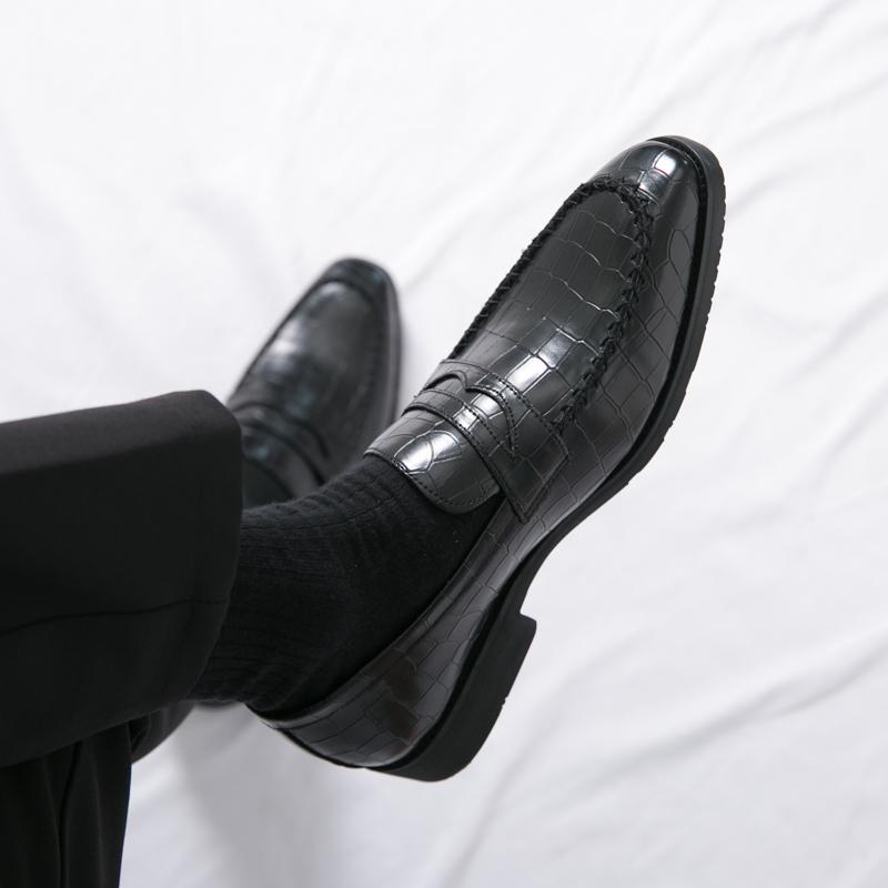 Fashion Business Formal Leather Shoes Men's Casual with Suit Low Top Solid Wedding Fashion Quality Oxford Pointed Office Shoes Big Size