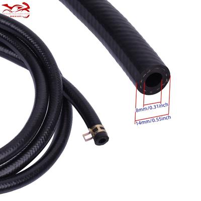 8mm I/D NBR Universal Fuel Injection Pipe High-pressure Pipeline Petrol Oil Tube Fuel Tank Tube Tubing Gasolin* Pipe Hose Line