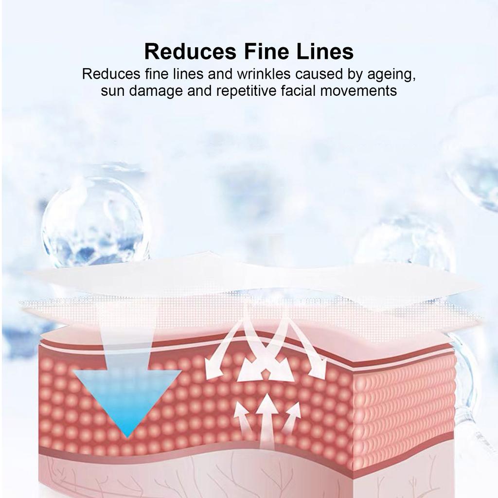 Lip Wrinkle Patch Reusable Transparent Skin Firming Silicone Upper Lip Pad for Day Night 2 Pairs